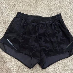 Lulu Black Camo Shortd